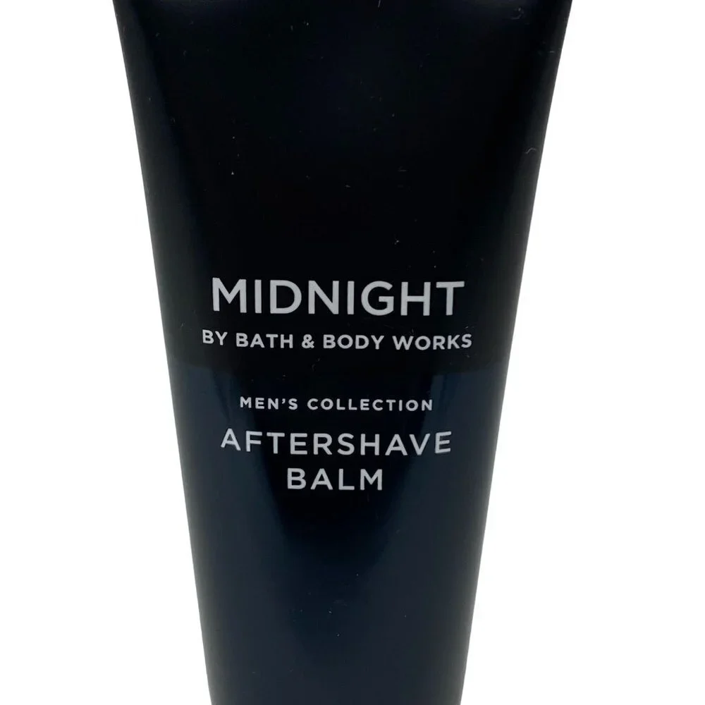 Bath & Body Works Men's Collection MIDNIGHT Aftershave Balm 3.4 Fl Oz
